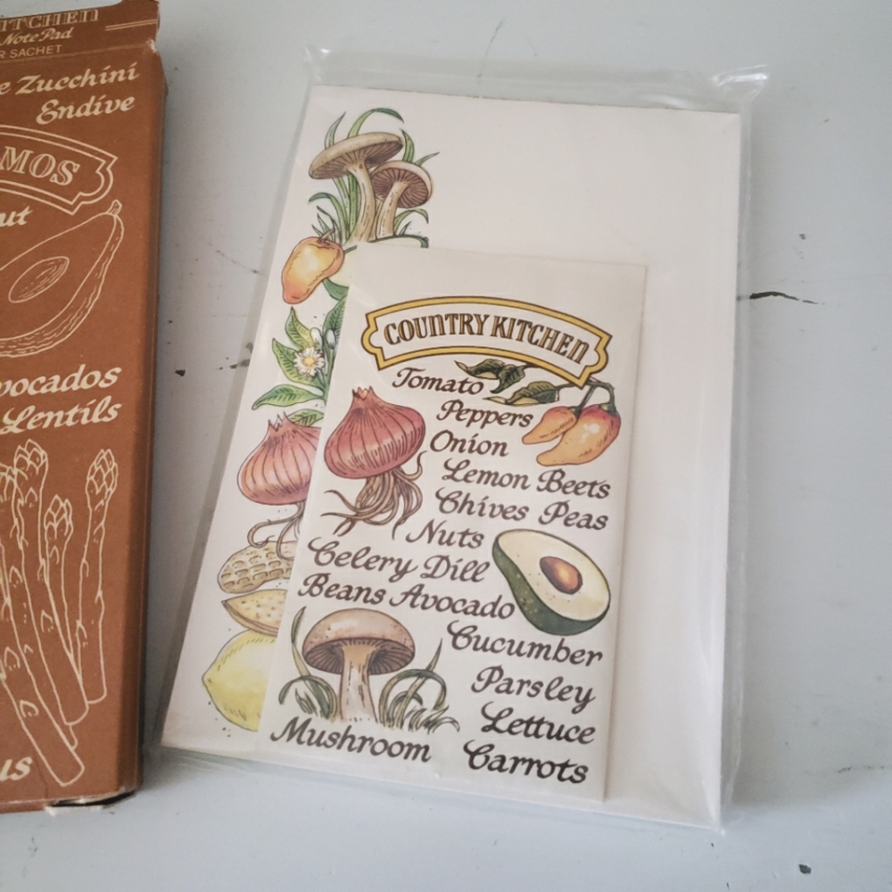 Vtg Kitchen Memos Notes 🍄